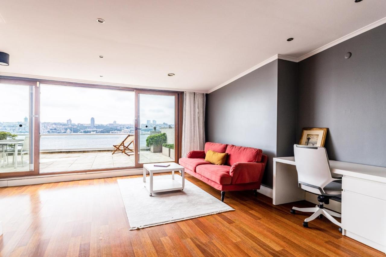 イスタンブールDuplex Flat W Panoramic Bosphorus View And Terraceアパートメント エクステリア 写真