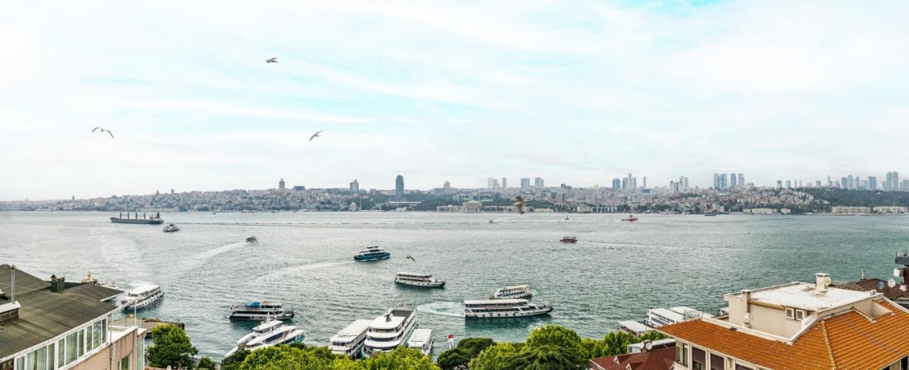 イスタンブールDuplex Flat W Panoramic Bosphorus View And Terraceアパートメント エクステリア 写真
