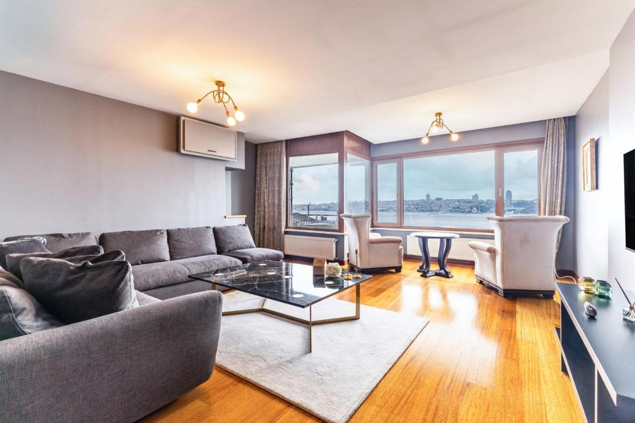 イスタンブールDuplex Flat W Panoramic Bosphorus View And Terraceアパートメント エクステリア 写真