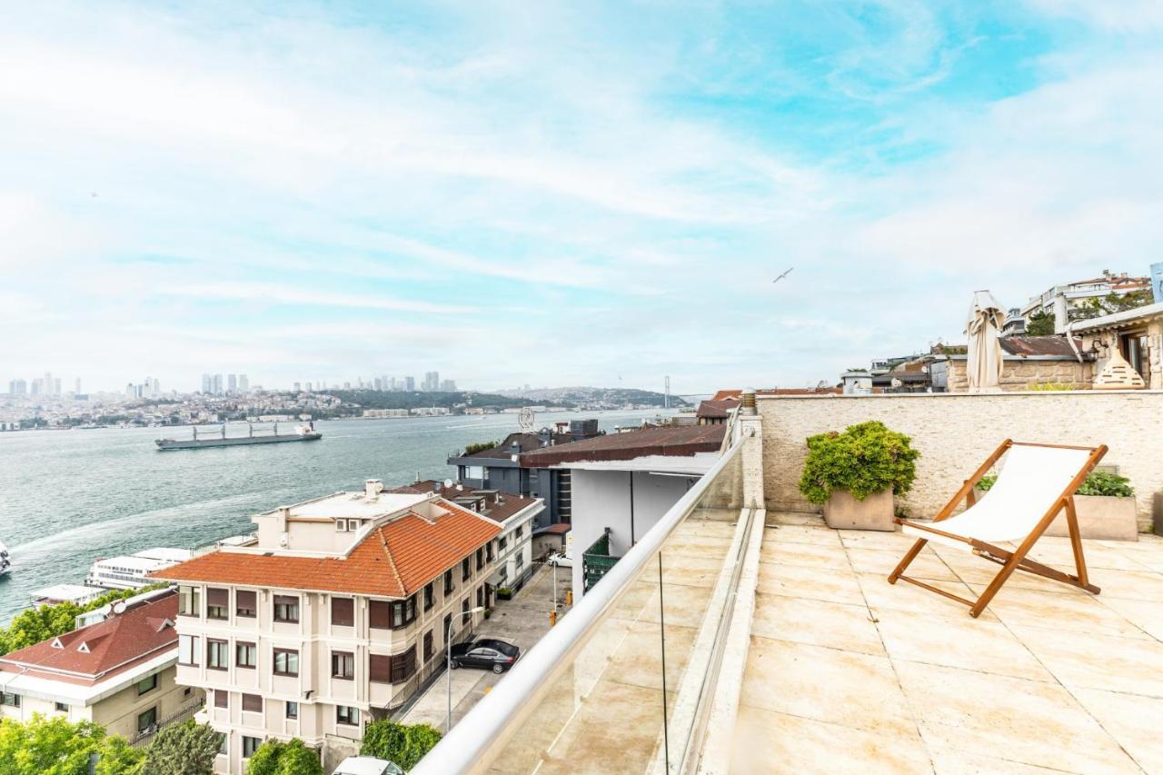 イスタンブールDuplex Flat W Panoramic Bosphorus View And Terraceアパートメント エクステリア 写真